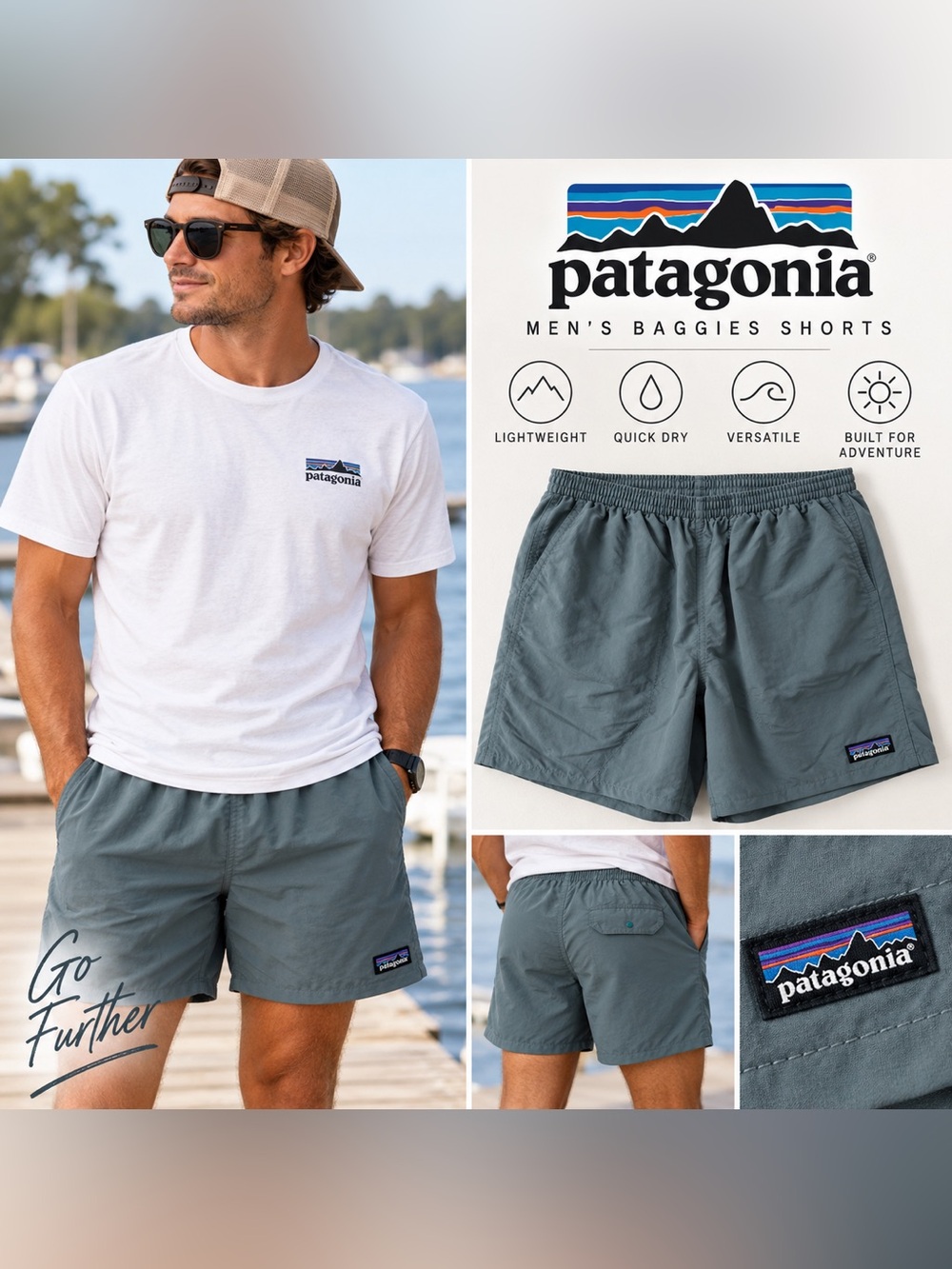 Patagonia Men’s Baggies Shorts — Slate